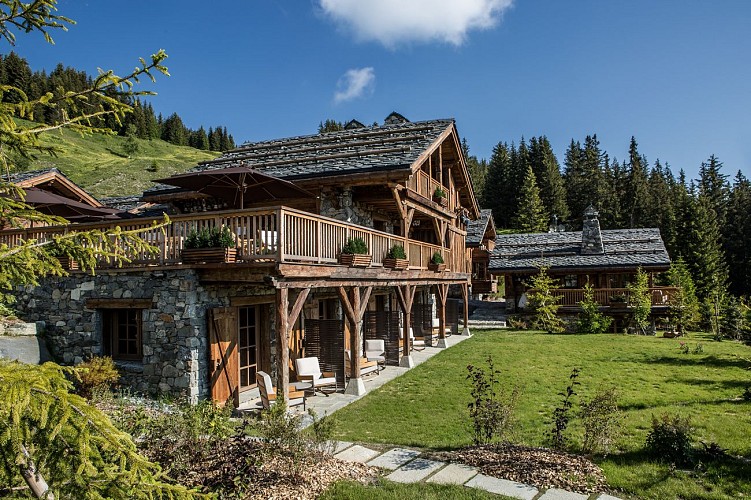 Chalets van de refuge de la Traye