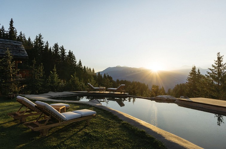 Chalets van de refuge de la Traye