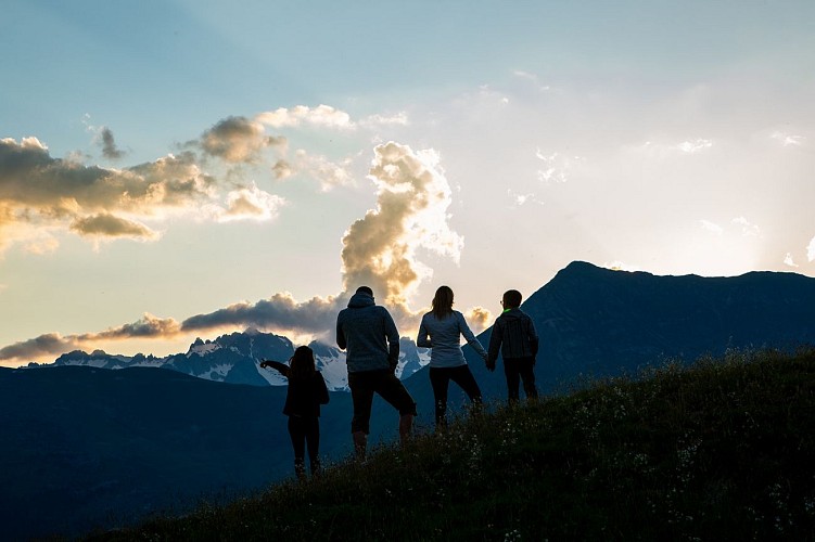 Chalets van de refuge de la Traye