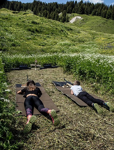 Chalets van de refuge de la Traye