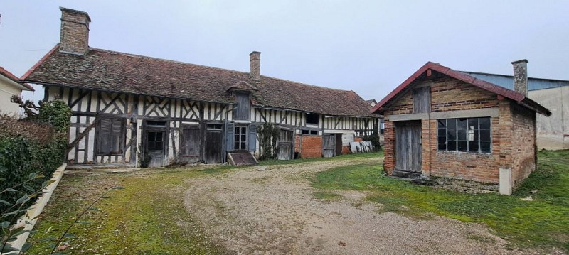Ferme en pan de bois