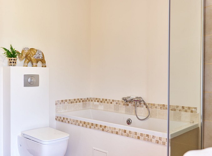 Salle de bain de la chambre Chaleureuse