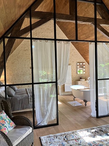 une des chambres à l'étage