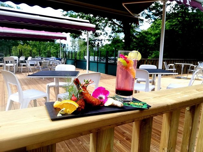 photo terrasse et cocktail Margo