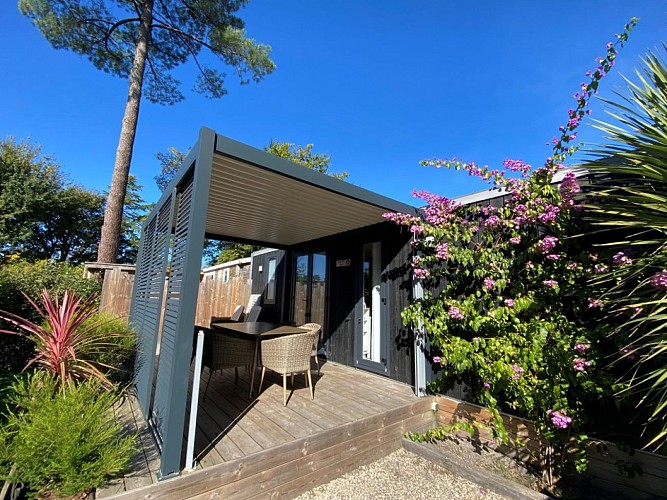 Camping les écureuils - Arès - Bassin d'Arcachon - Exterieur Premium 35m2 2022 (4) - web