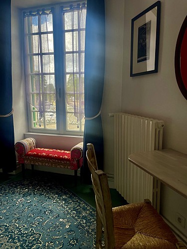 Chambre double avec salle de douche privée