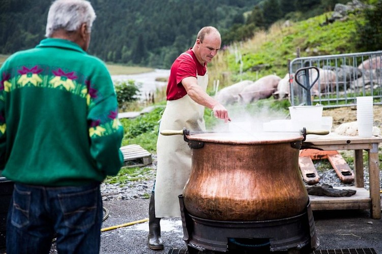 Fabrication du fromage Beaufort
