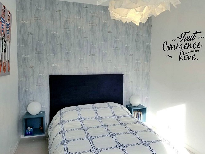 La chambre 2 La maison du Hôme à Varaville