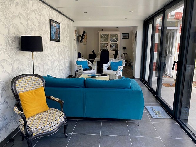 vue d'ensemble salon