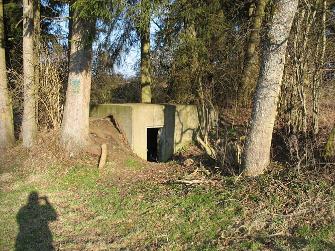 De bunker van "Chemin de la Vallée"