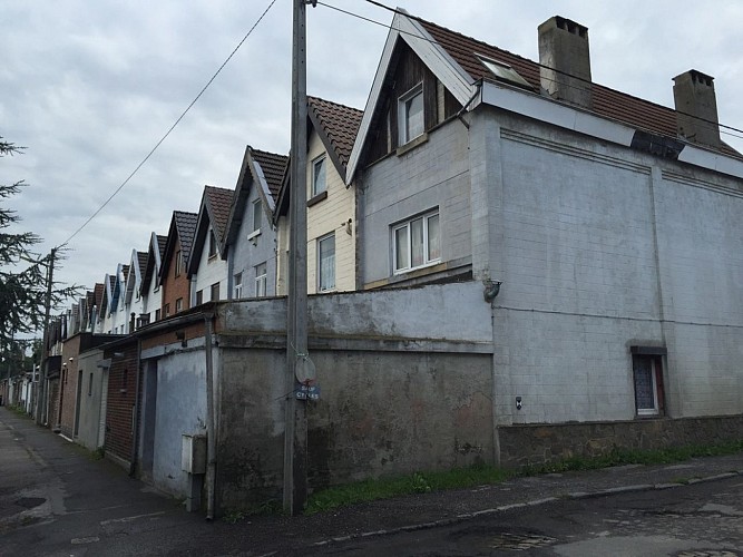 Le coron de l’ancien charbonnage d’Appaumée