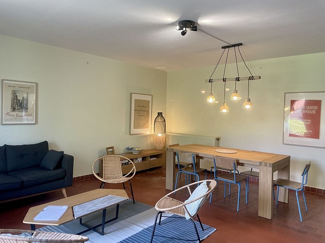 séjour équipé maison de la ferme