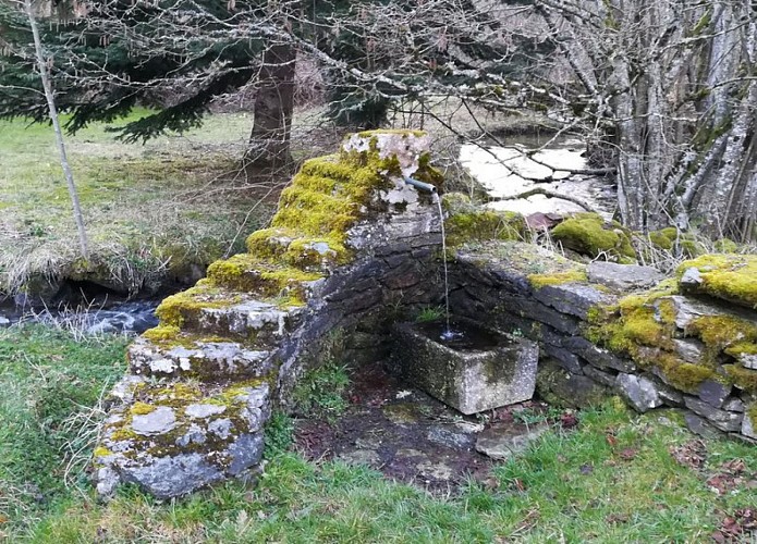 Petite fontaine au moulin de la Resse