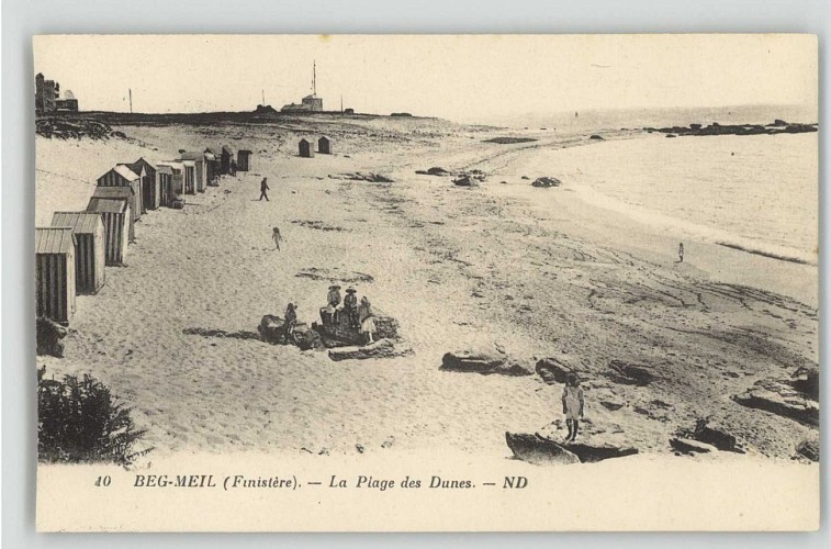 Plage des dunes, vers 1920