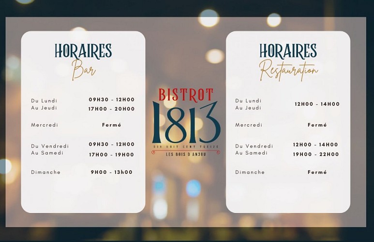 Restaurant Bistrot 1813
