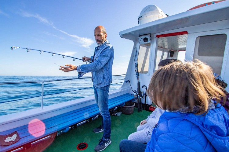 Initiation pêche en mer - Semaines des Enfants -  Hendaye Tourisme-21