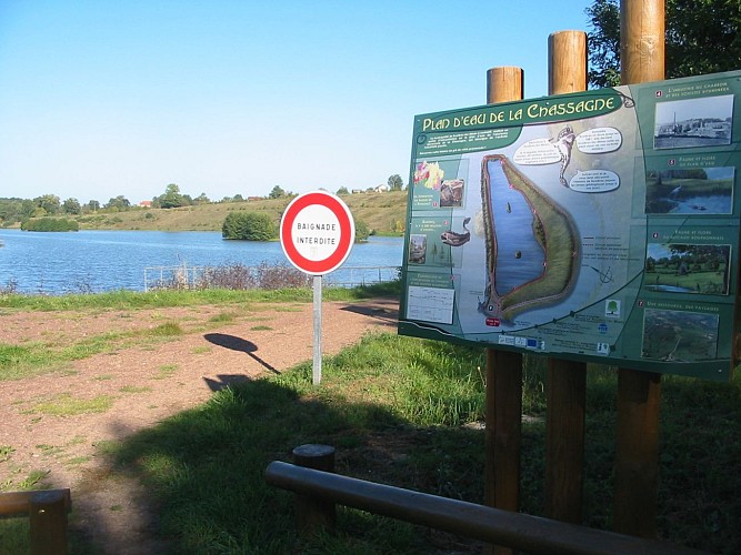 Sentier pédagogique du plan d'eau de la Chassagne