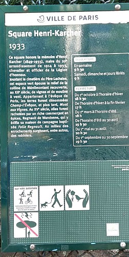 Panneau ville de Paris