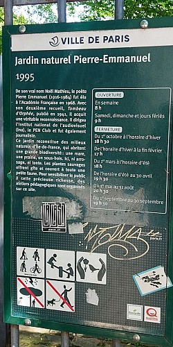 Panneau ville de Paris