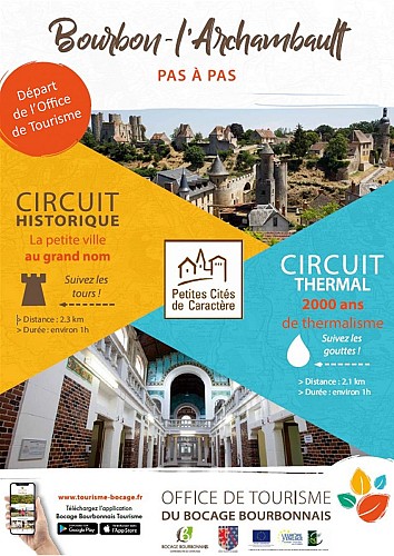Pas à pas "Thermal" et "Historique" - Bourbon-l'Archambault