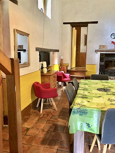 Gîte les Communs - Côté jardin