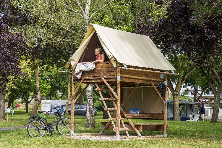 BIVOUACS SUR PILOTIS AU CAMPING ECO LOIRE