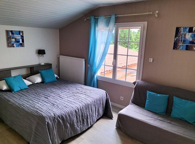 La Libaudière - Chambre Coquelicots