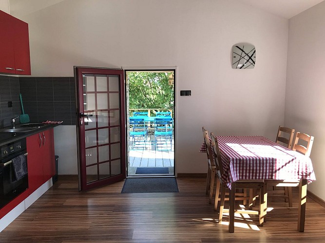 GÎTE LA CHARMILLE - La terrasse