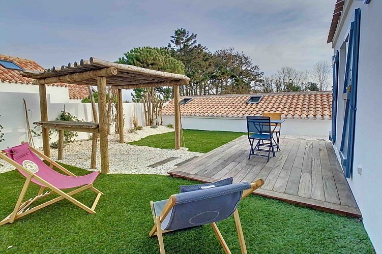 Chambre d'hôtes L'Anse Rouge à 150m de la plage de La Linière à Noirmoutier en l'Ile, Vendée