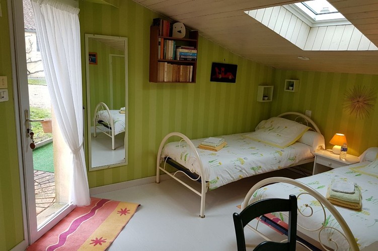 Chambre familiale à La Ripodière