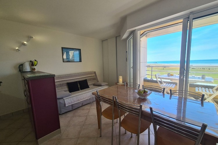 Appartement face à l'océan dans résidence avec piscine chauffée à Saint Jean de Monts en Vendée