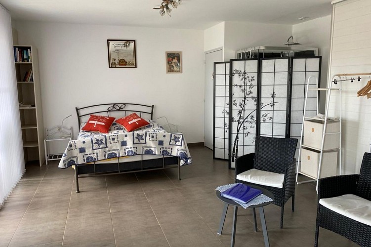 Chambre studio l'Escale de l'Olivier