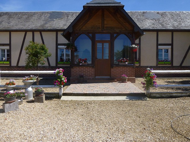 Vue extérieure du gîte Le Timbre