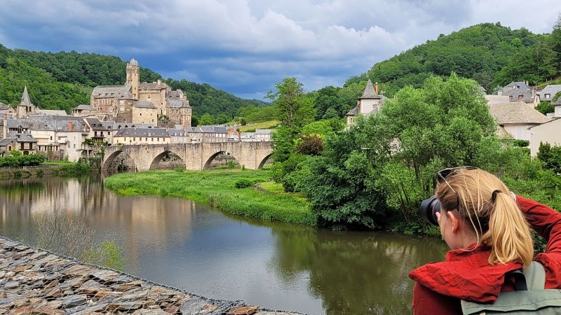 Point de vue sur le Village d'Estaing