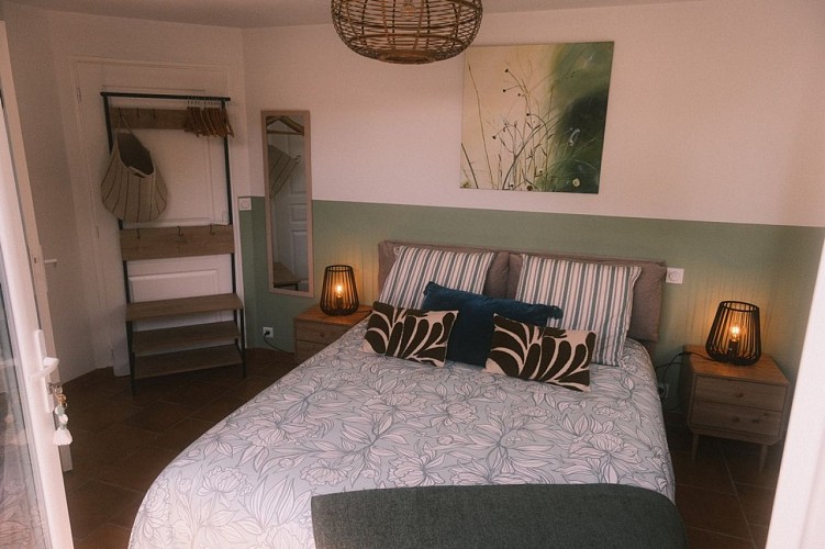 107 Vent d'Ouest Chambre verte 1_Moliets_Landes Atlantique Sud