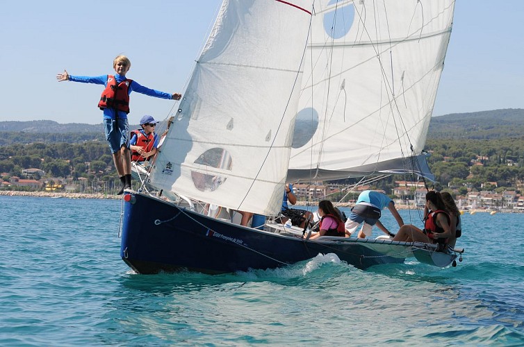 Segeltörn auf einem Segelboot