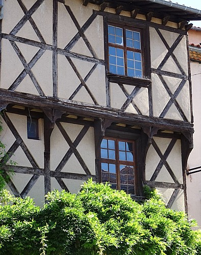 Half-timbered houses