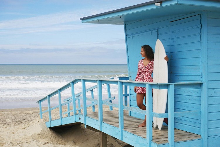 Cabanes surfeuse © Médoc Atlantique