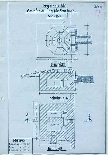 Plan d'origine bunker R 600