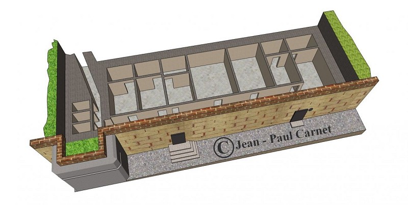 Plan 3D du central téléphonique