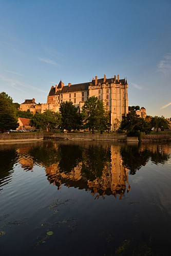 Château de Châteaudun, vue côté Loir
