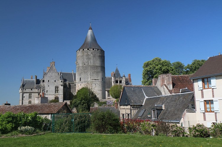 Château vu de l'Hotel-Dieu