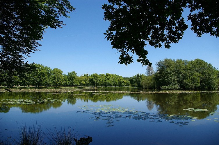 Printemps dans le parc du château de La Ferté-Vidame.