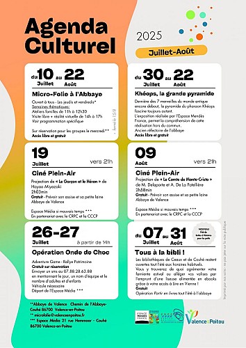 Agenda culturel 2025 - 1