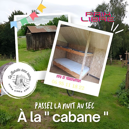 Cabane randonneurs et cyclo voyageurs
