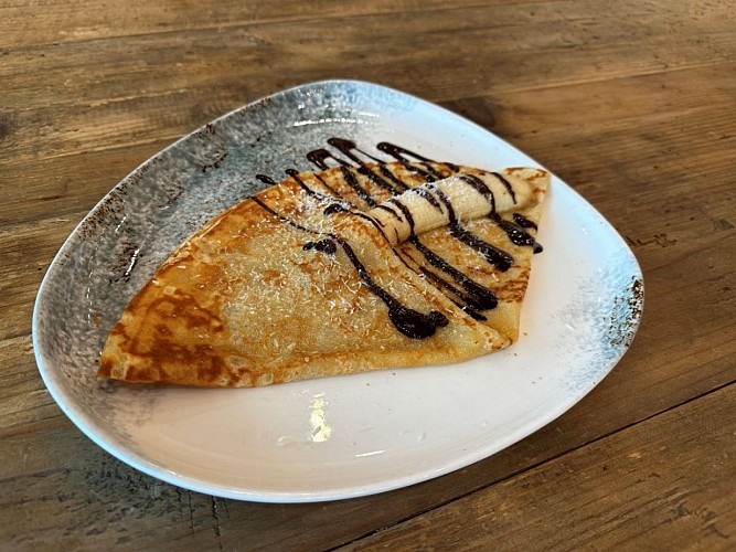 Crêpes banane chocolat