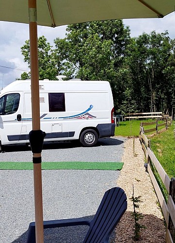 Aire de stationnement Camping Car – L’Atelier de la Gare - Sigournais