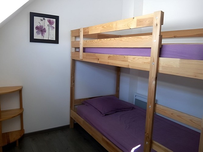 chambre à lits superposés