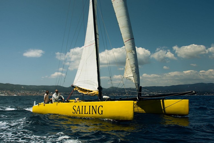 Izenah Sailing - Sortie Sunset Catamaran Maracuja