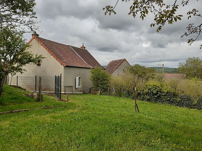 jardin arrière maison